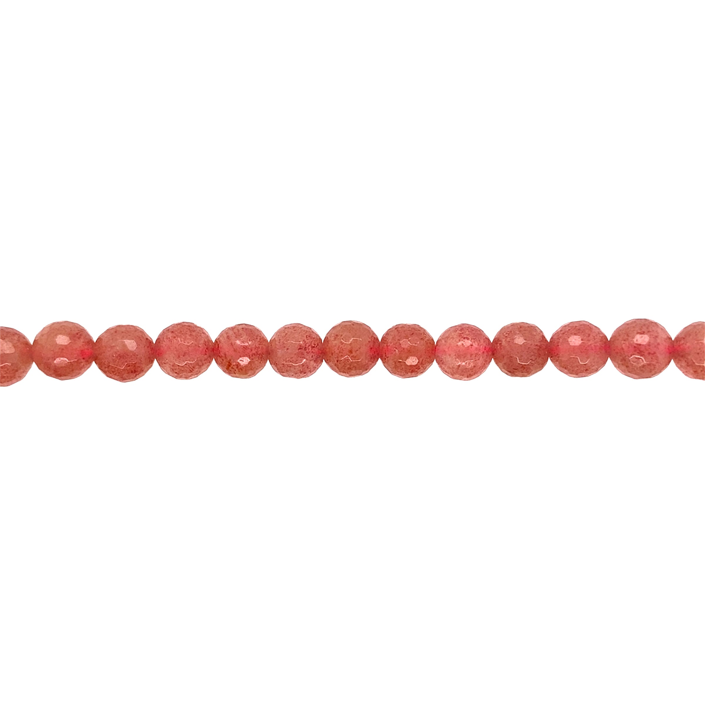 8mm Ruby Quartz - Faceted