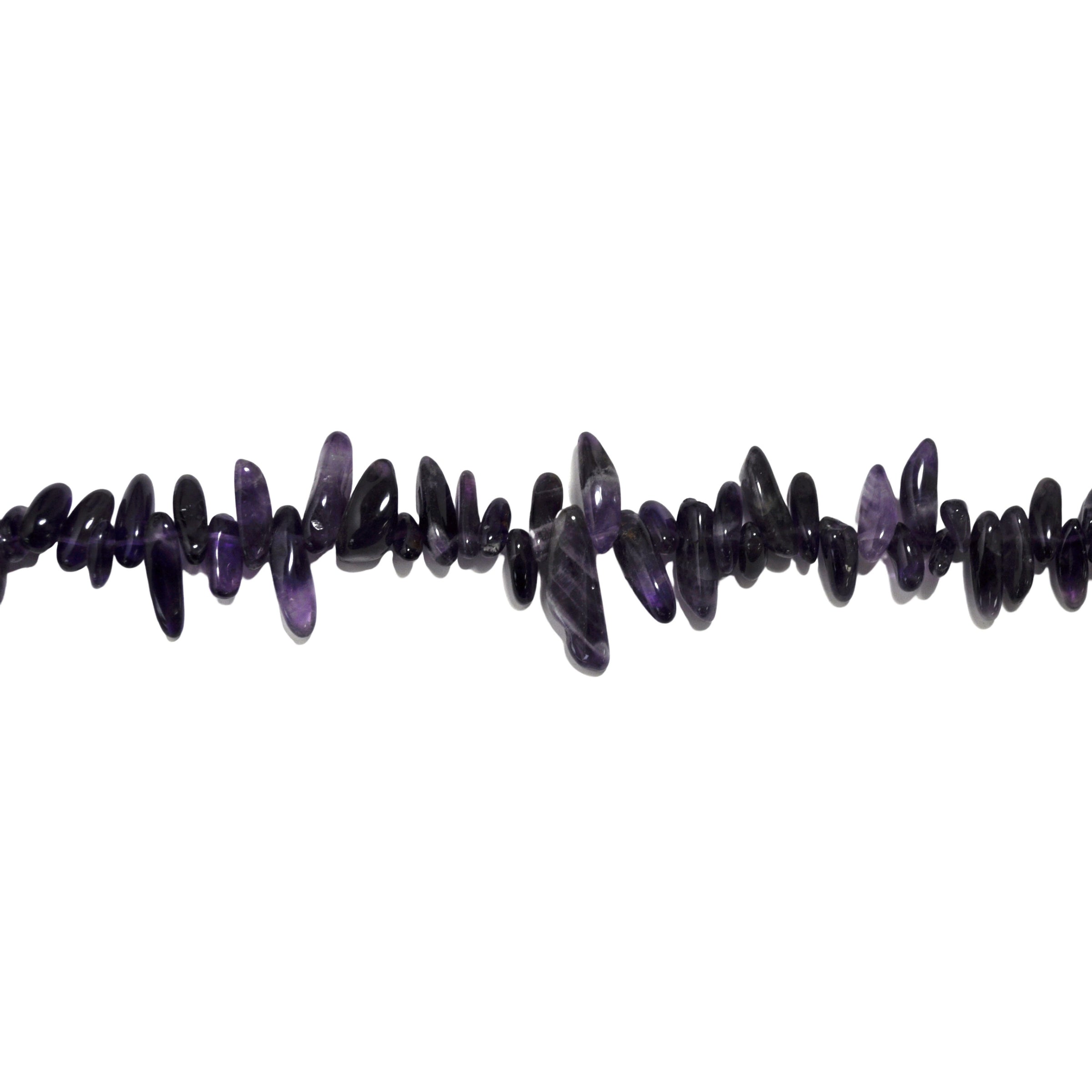 5x14mm Sage Amethyst Chips