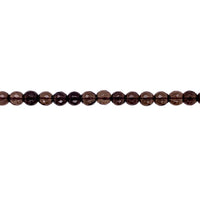 6mm Grade A Smoky Quartz - Faceted