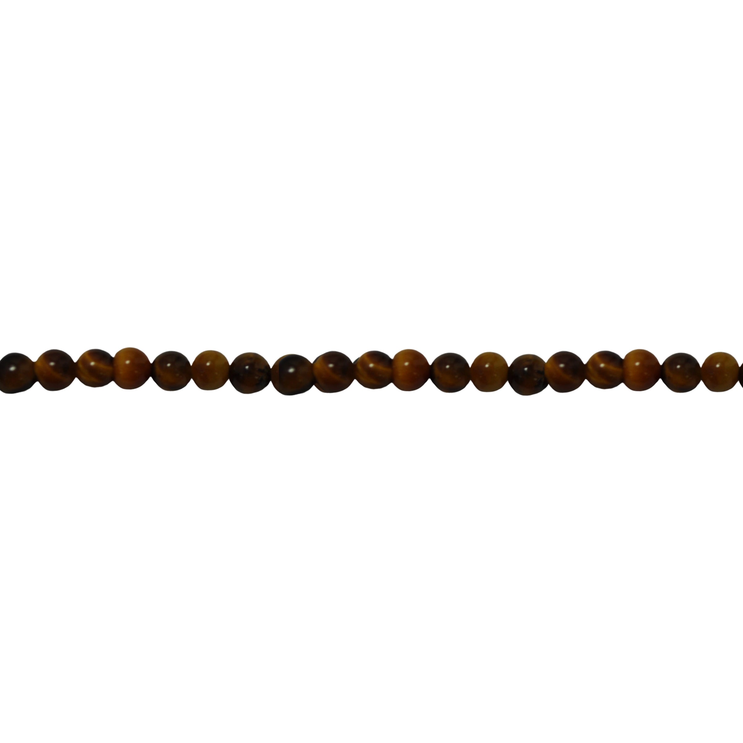 4mm Tiger Eye - Round
