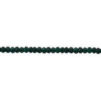 4x6mm Green Jade  - Faceted Rondelle
