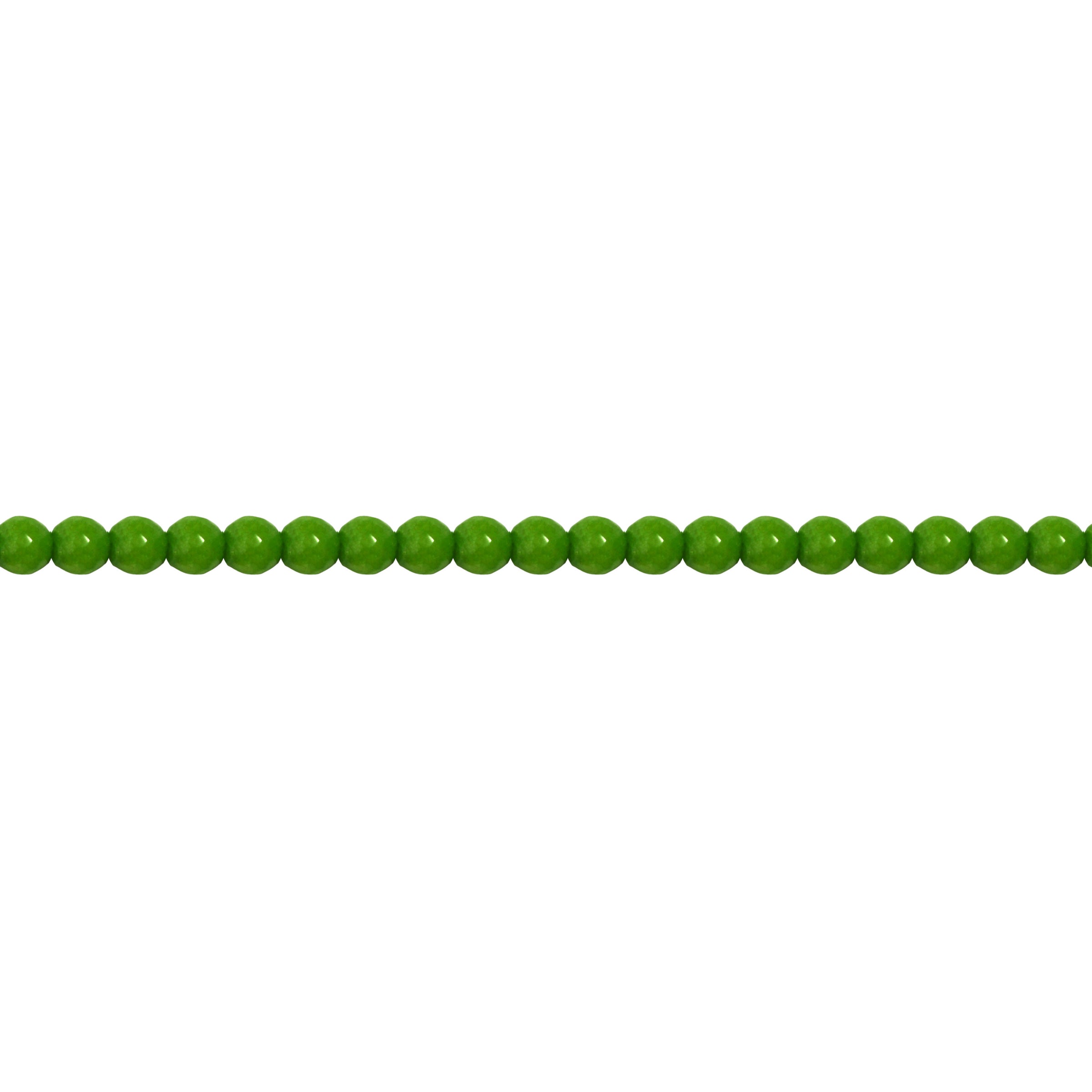 6mm Green Jade - Faceted