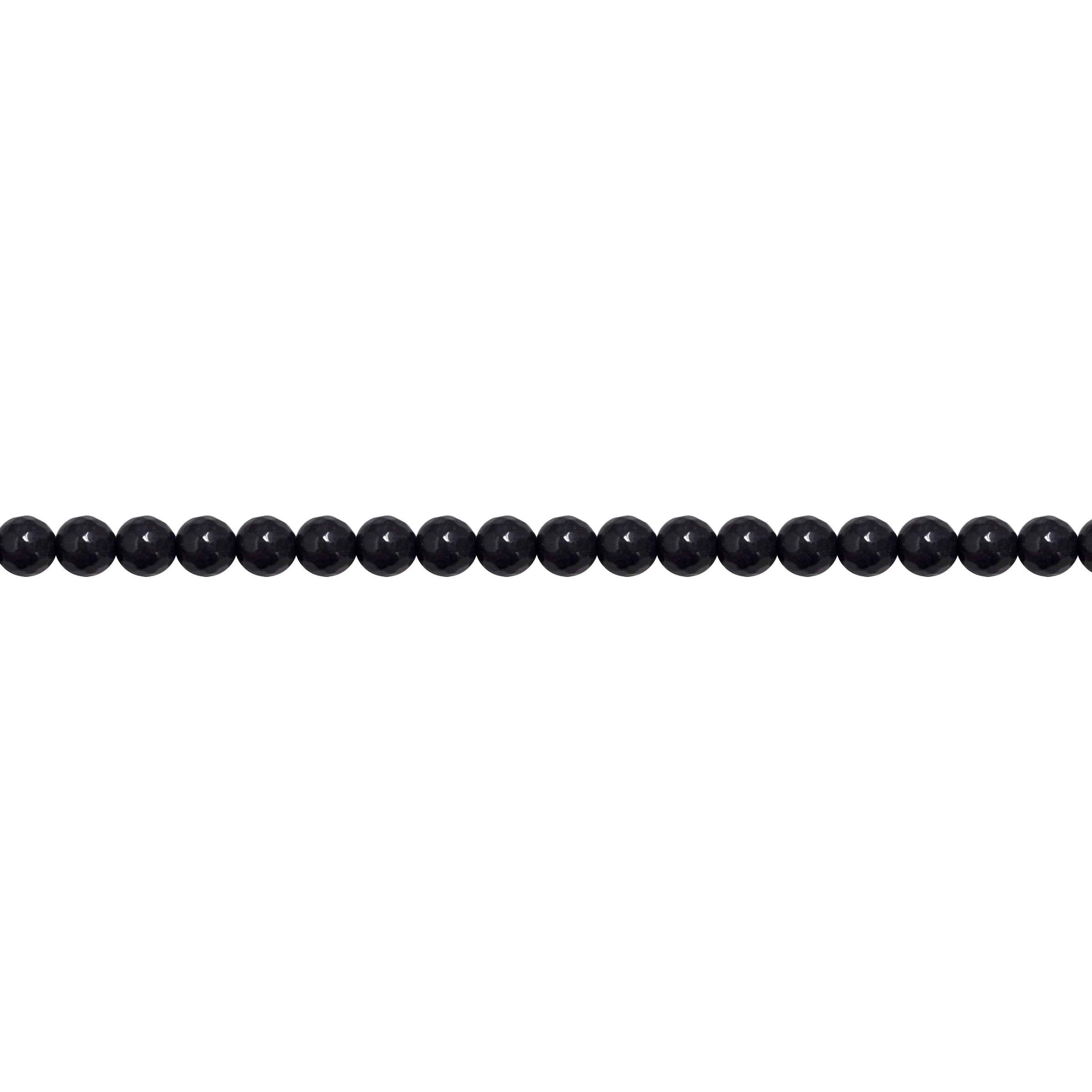 8mm Navy Blue Jade - Faceted
