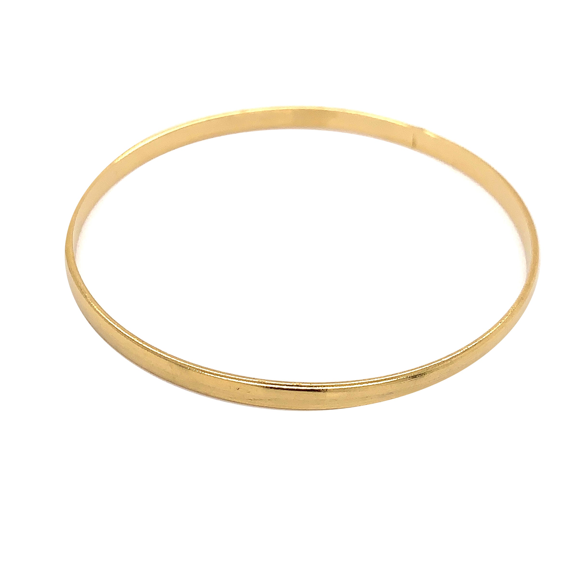 2.5mm Bangle - Round Edge 2.25" - Gold Filled