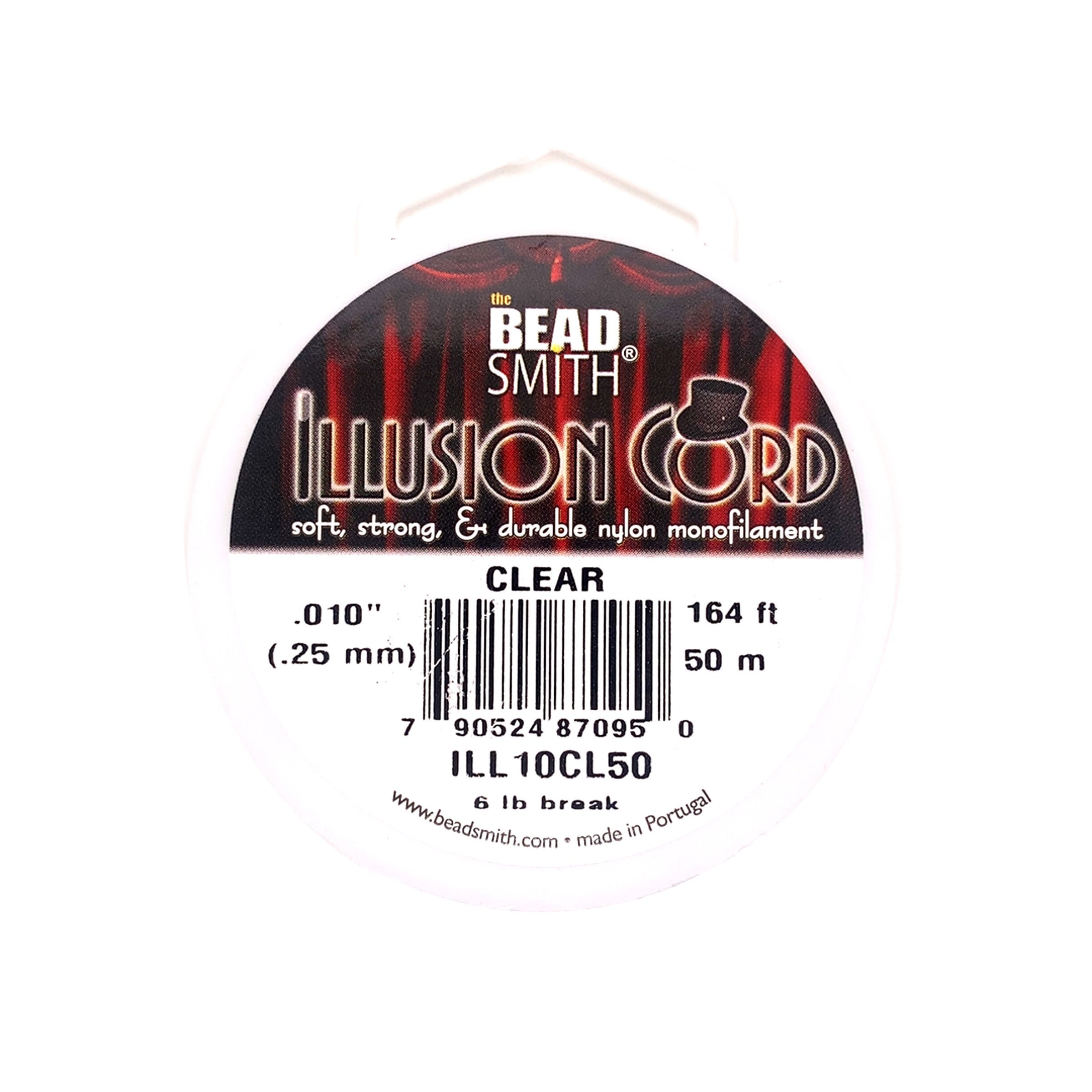 Illusion Cord .010 Clear 50 Meter Spool