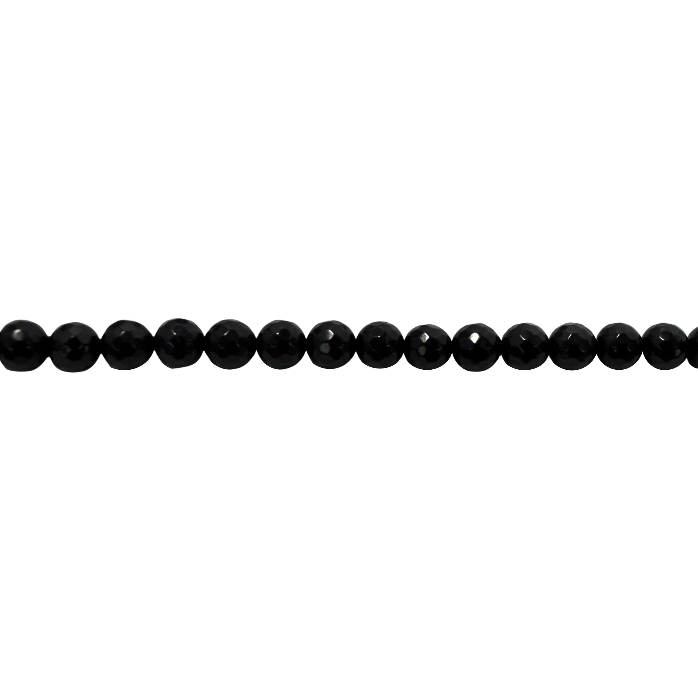 8mm Black Jade - Faceted