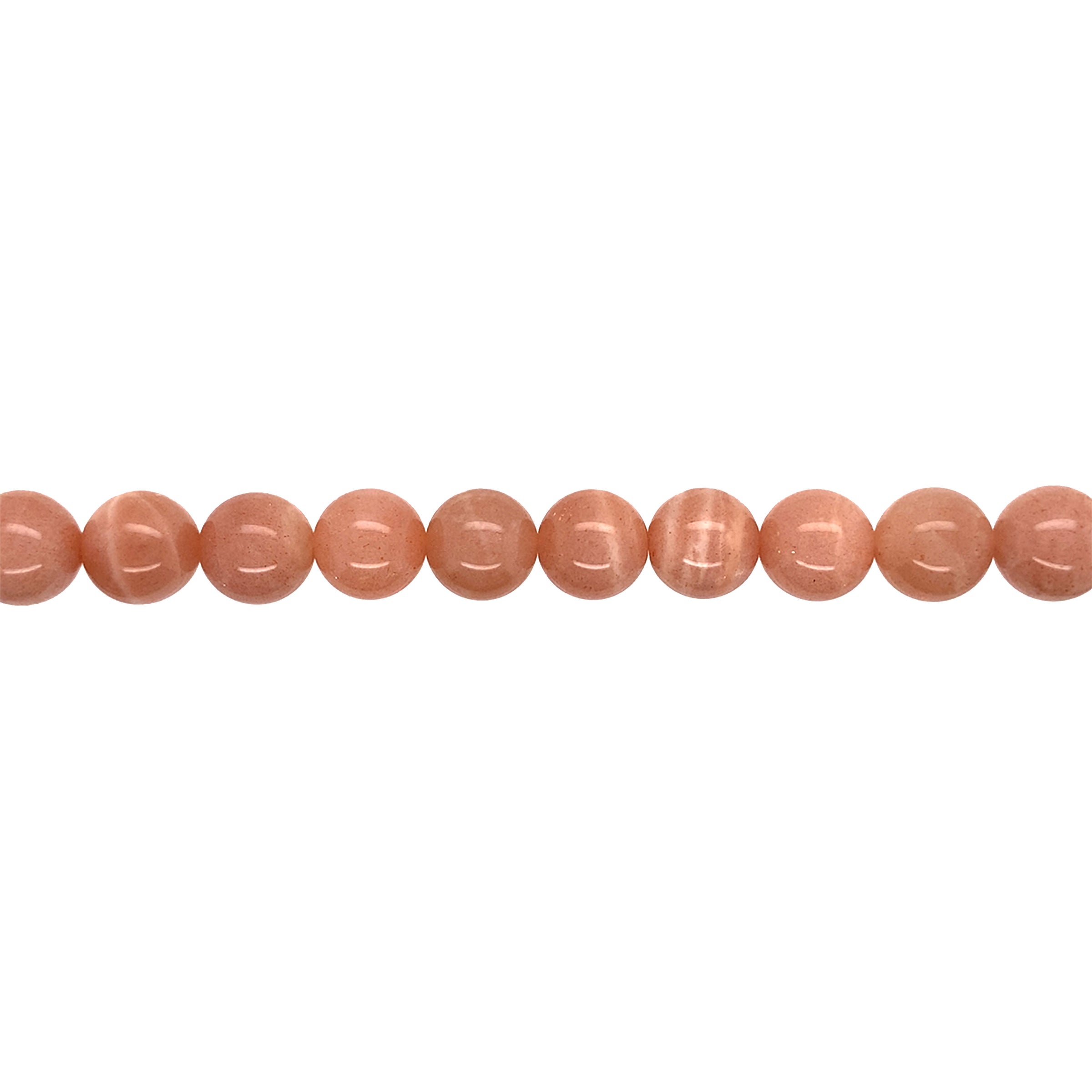 10mm Peach Moonstone - Round