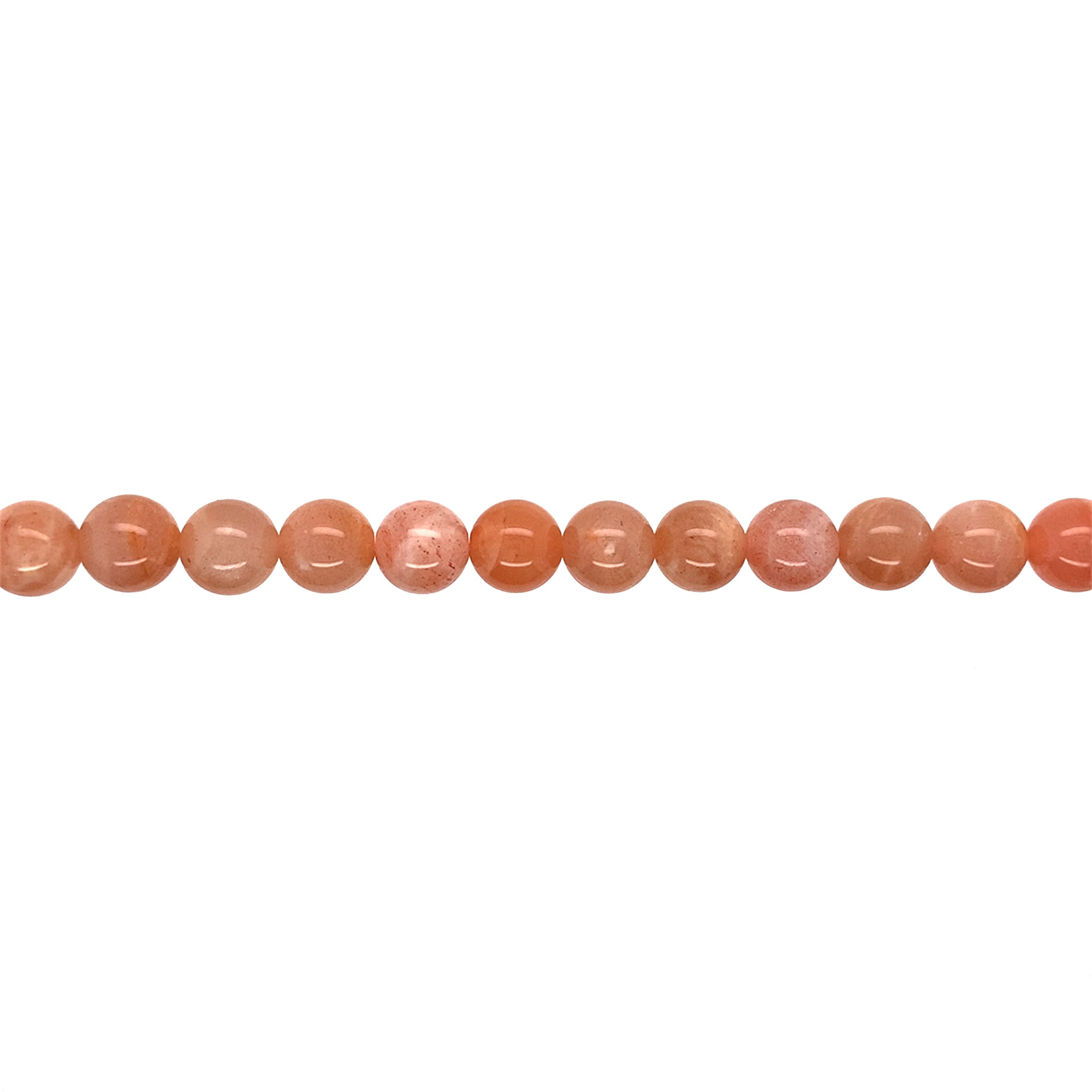 8mm Peach Moonstone - Round