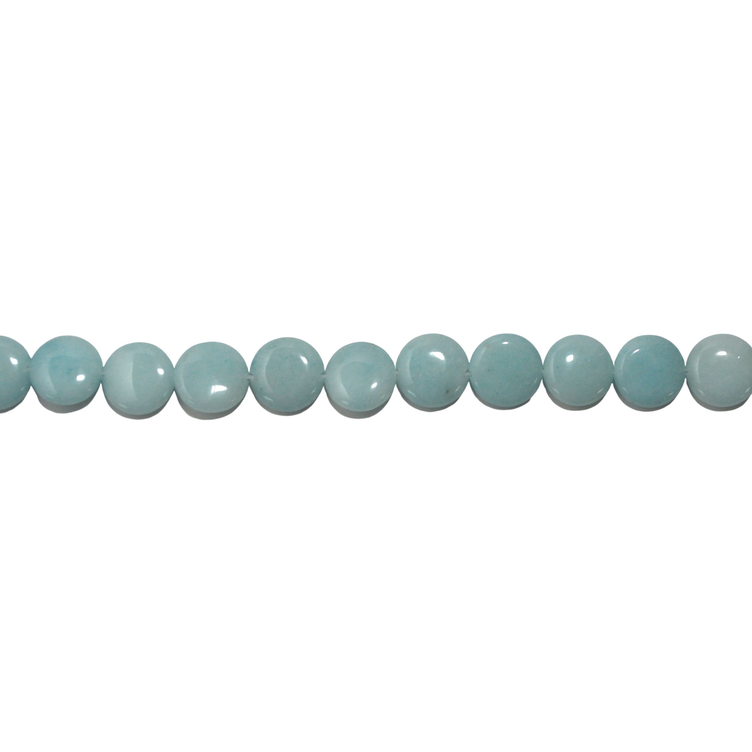 16x6mm Aquamarine - Round/Flat