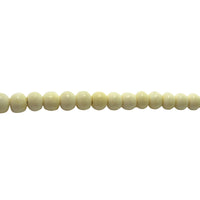 8mm White Bone - Round