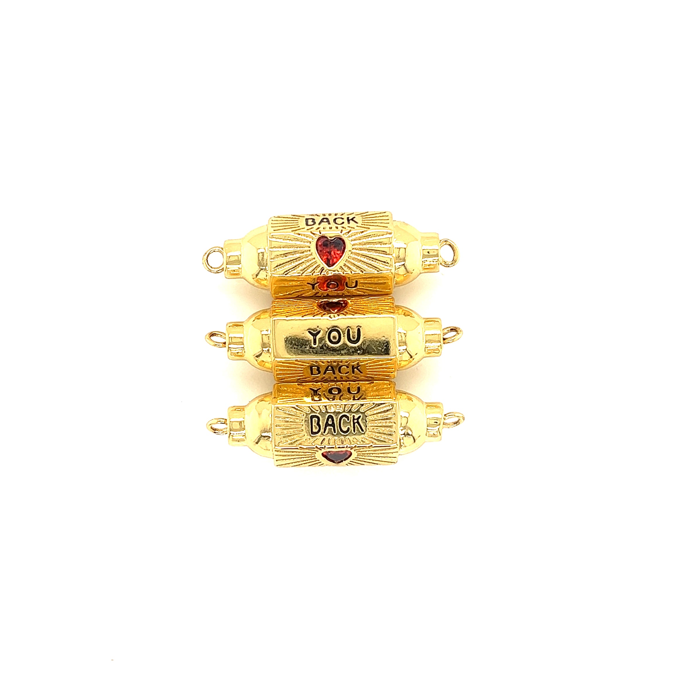 <3 YOU BACK Connector 34mm - Gold Plated