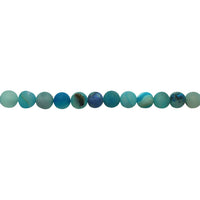 8mm Blue Druzy Agate - Round