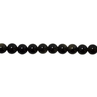 8mm Gold Obsidian - Round