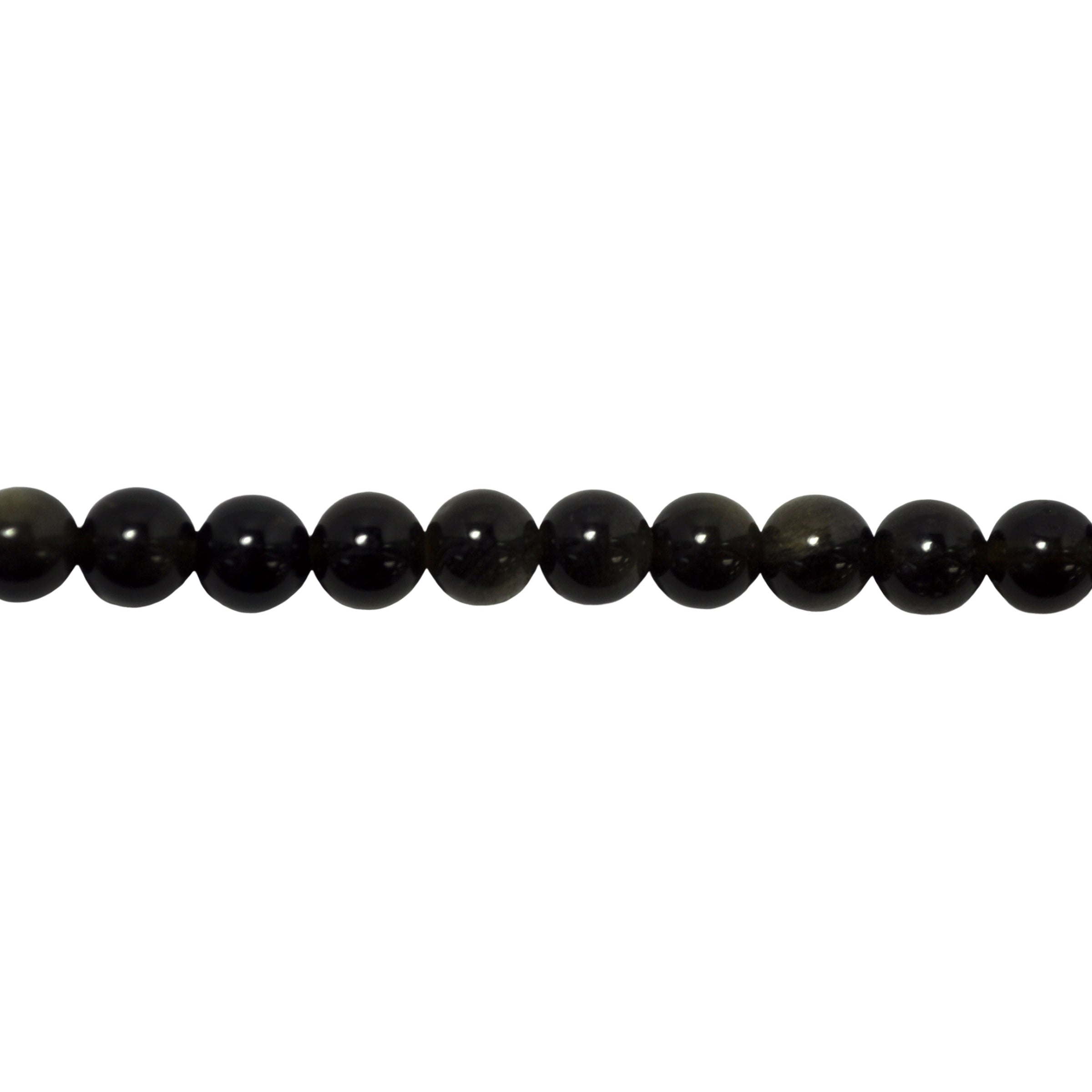 8mm Gold Obsidian - Round