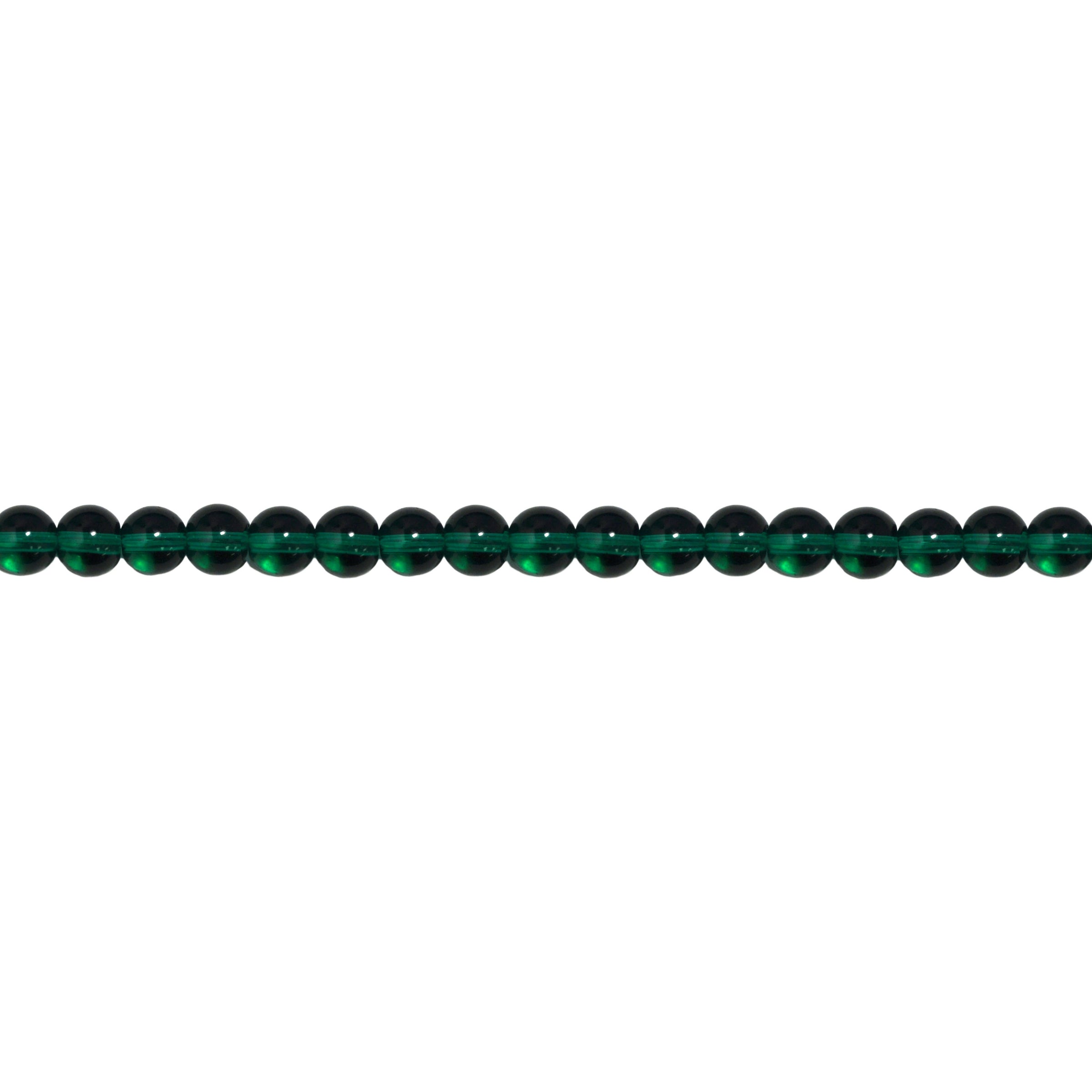 10mm Emerald Green Crystal - Round