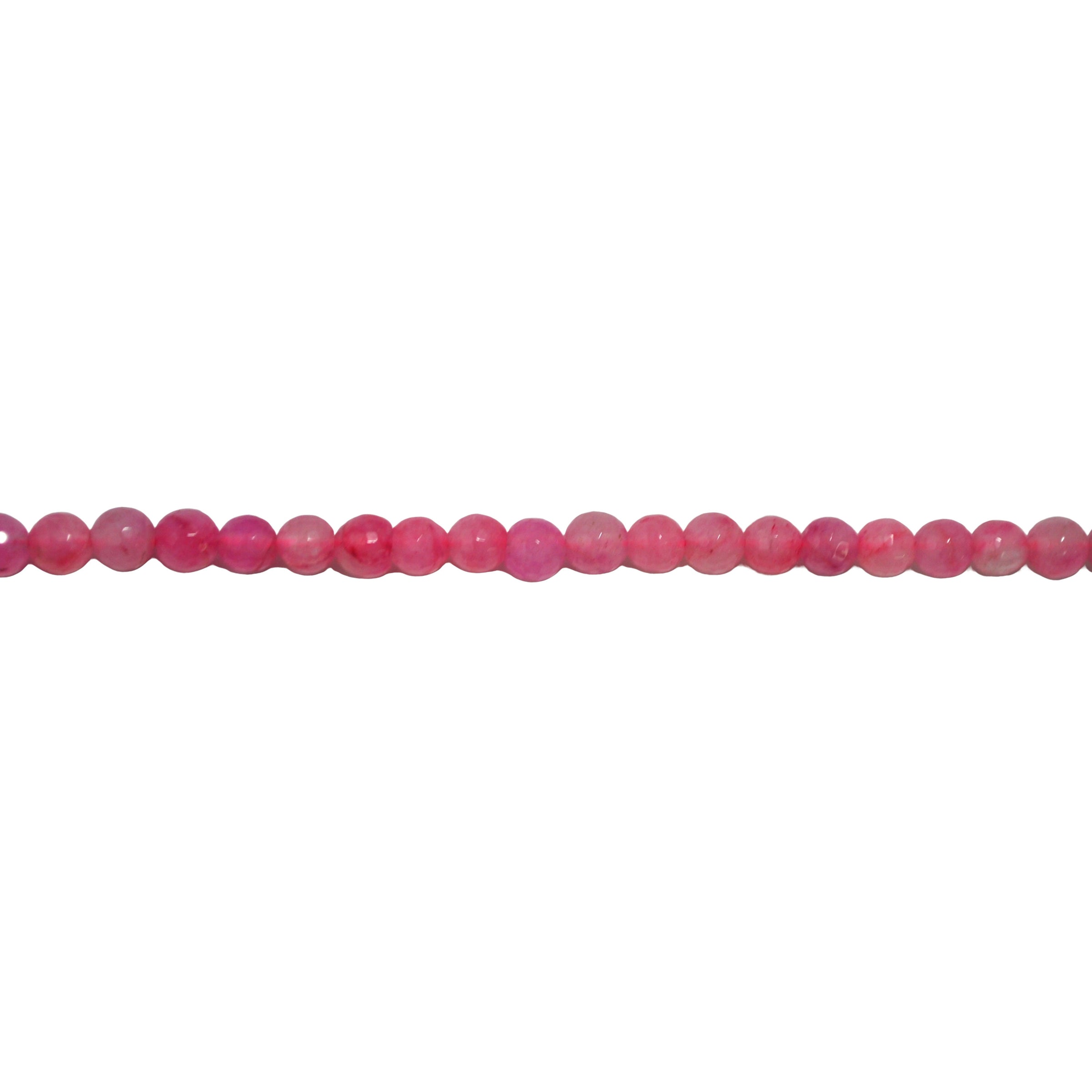 8mm Pink Jade - Faceted