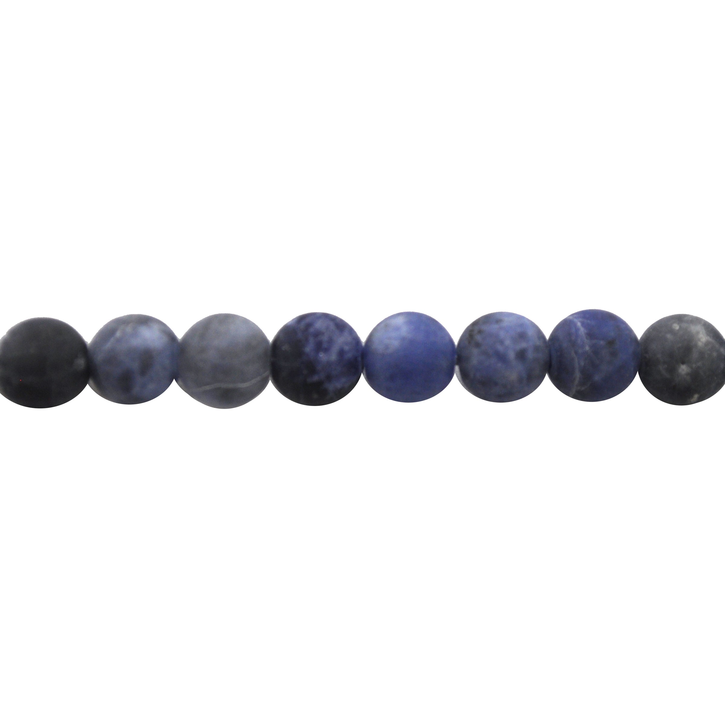 6mm Matte Sodalite - Round