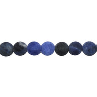 8mm Matte Sodalite - Round