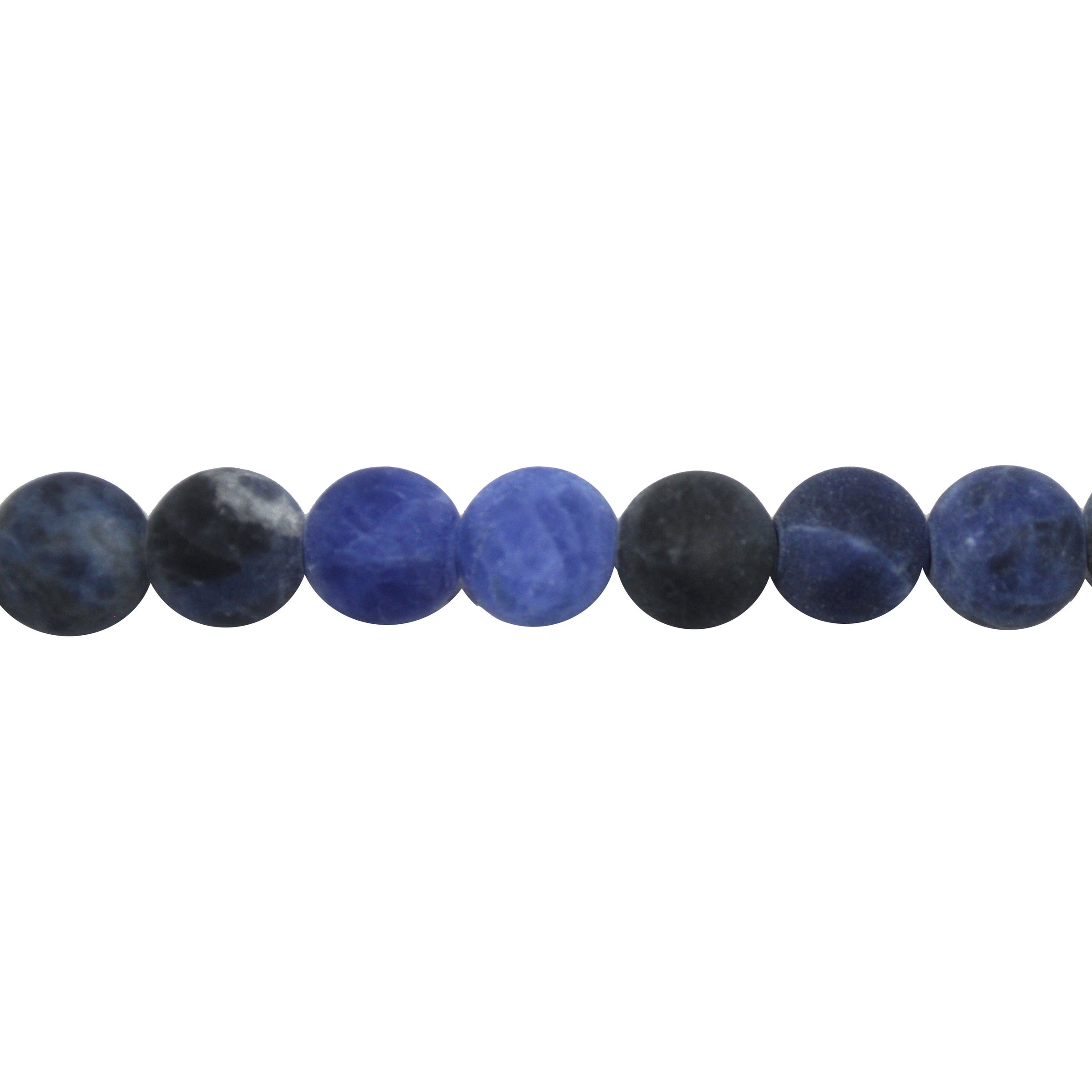 8mm Matte Sodalite - Round