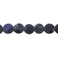 10mm Matte Sodalite - Round