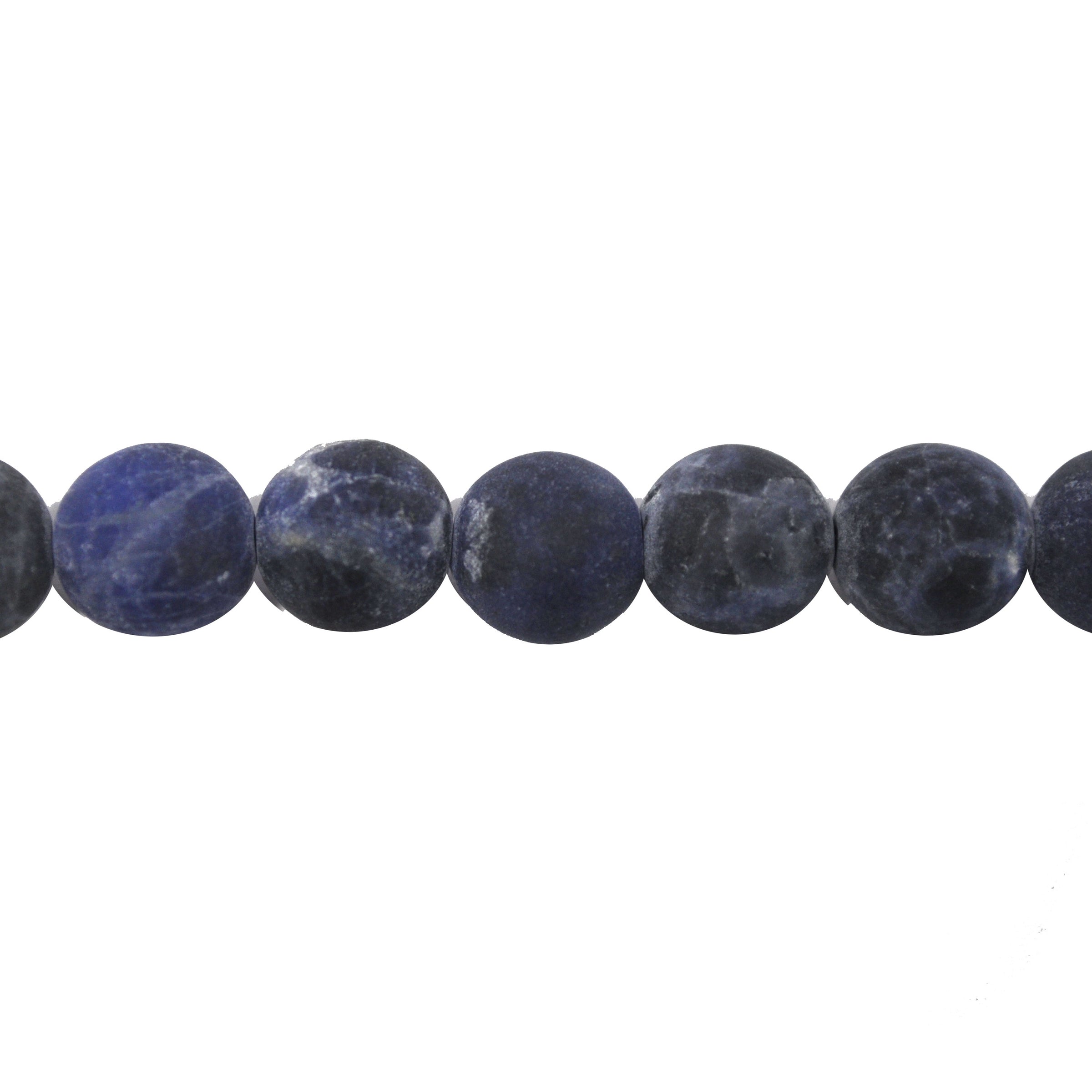 10mm Matte Sodalite - Round