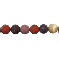 8mm Matte Mookaite - Round