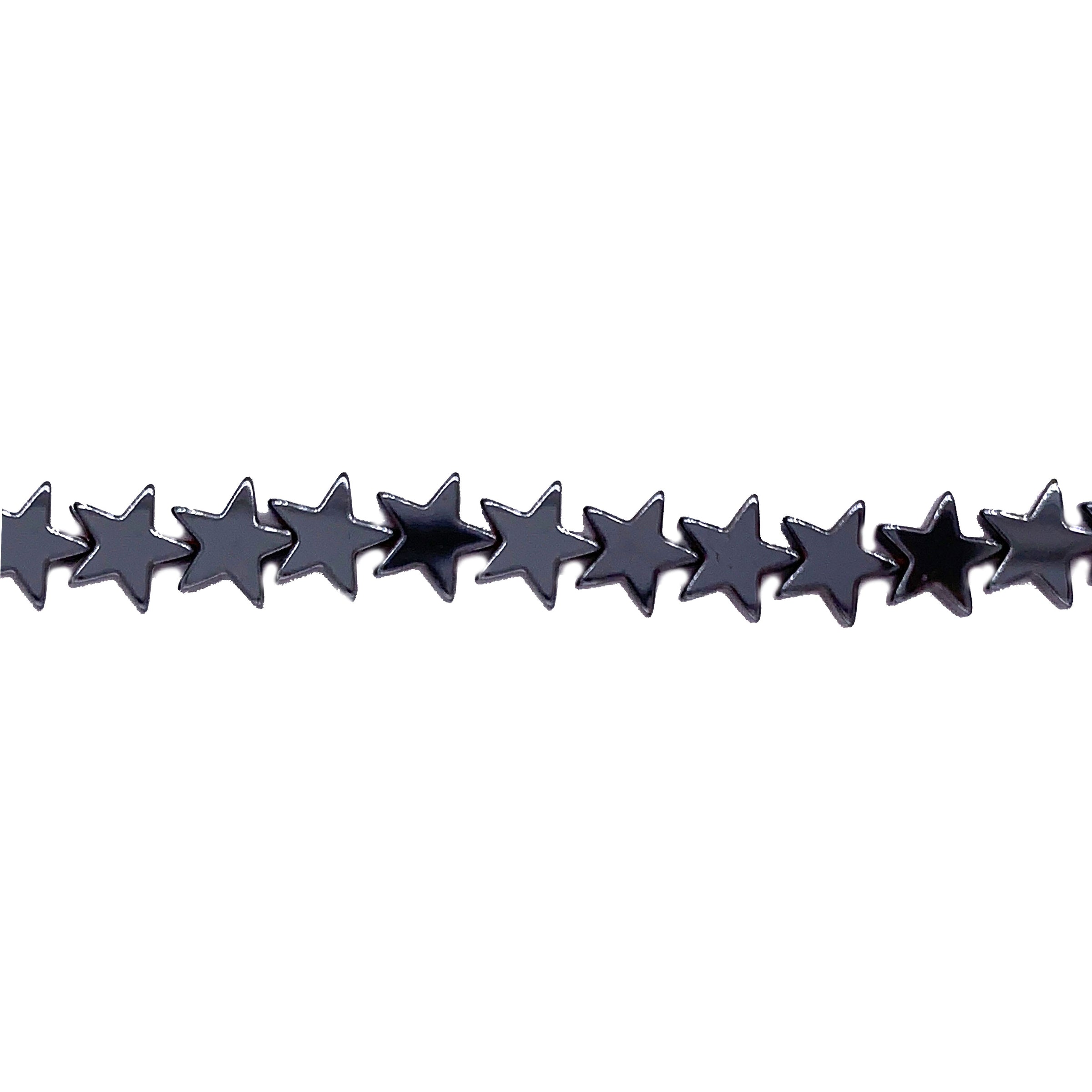 8mm Star Hematite Beads
