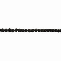 6mm Brown Lava - Round