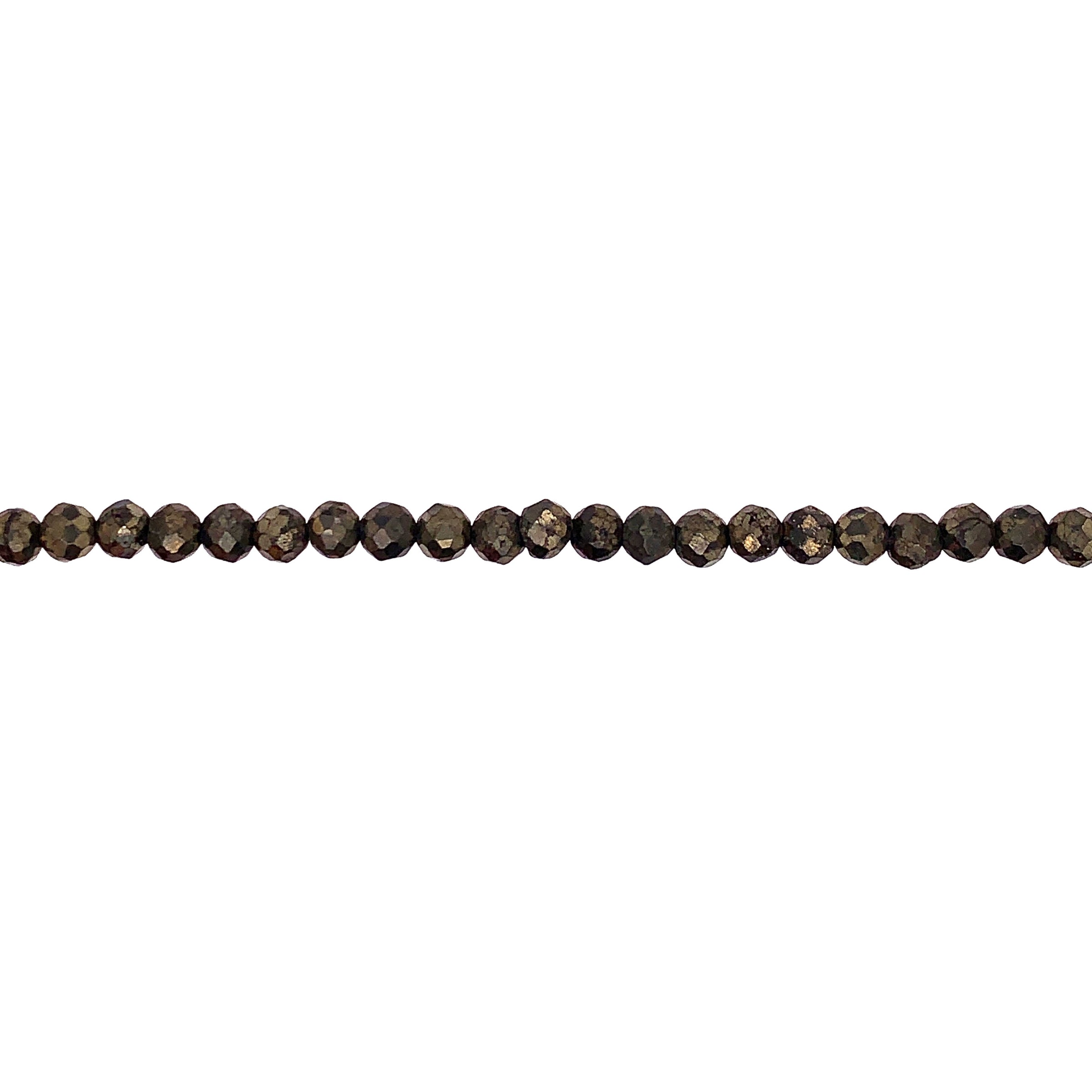 13" Pyrite Choker - Gold Clasp