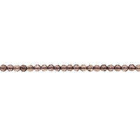 4mm Grade A Smoky Quartz - Faceted