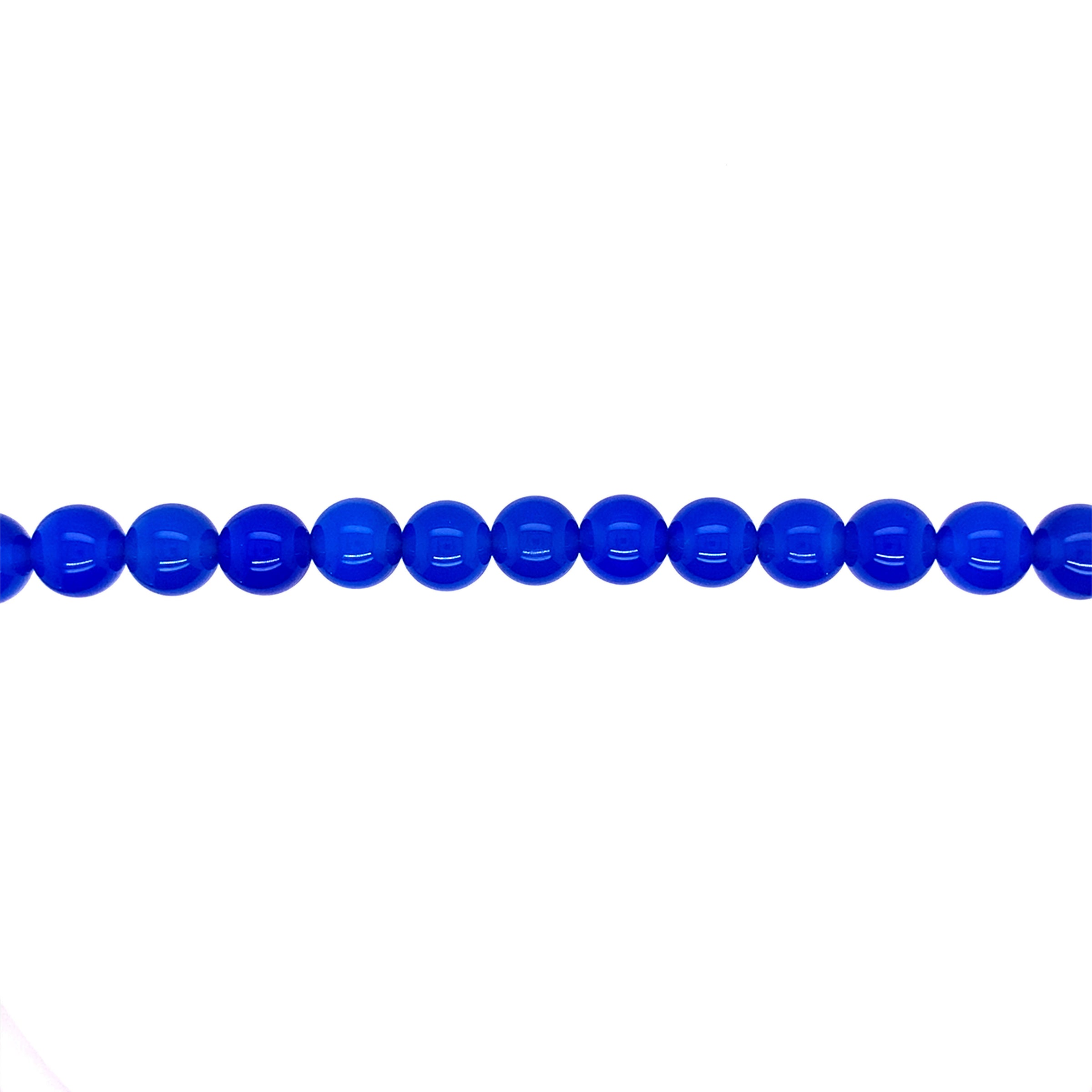 8mm Blue Agate - Round