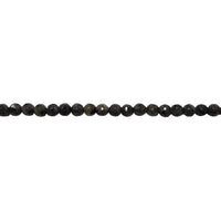 4mm Black Labradorite - Faceted