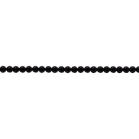 6mm Black Tourmaline - Round