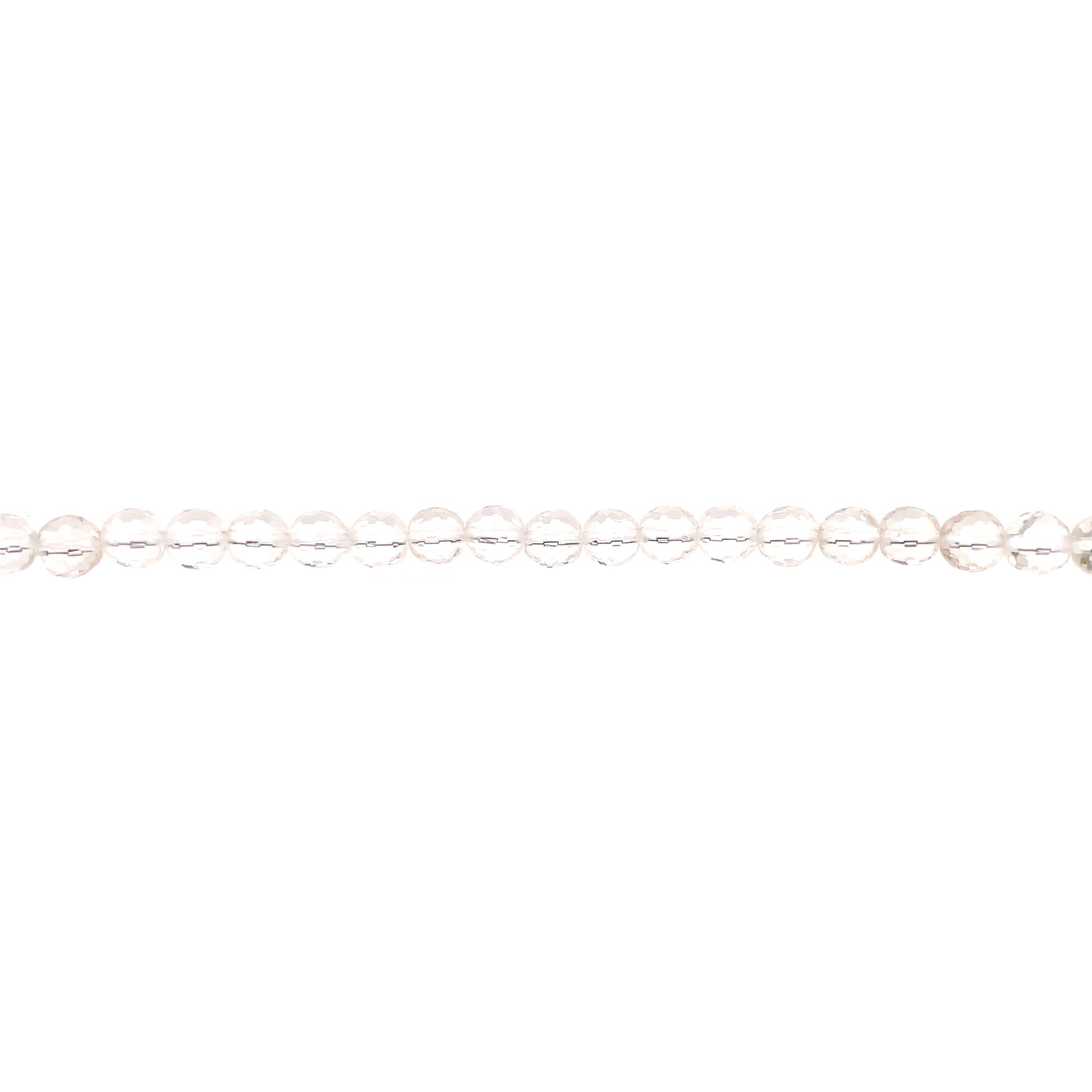 6mm Clear Quartz - Faceted