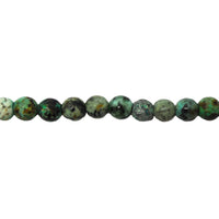8mm Natural African Turquoise - Faceted