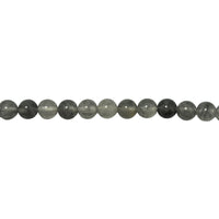 8mm Cloud Quartz - Round