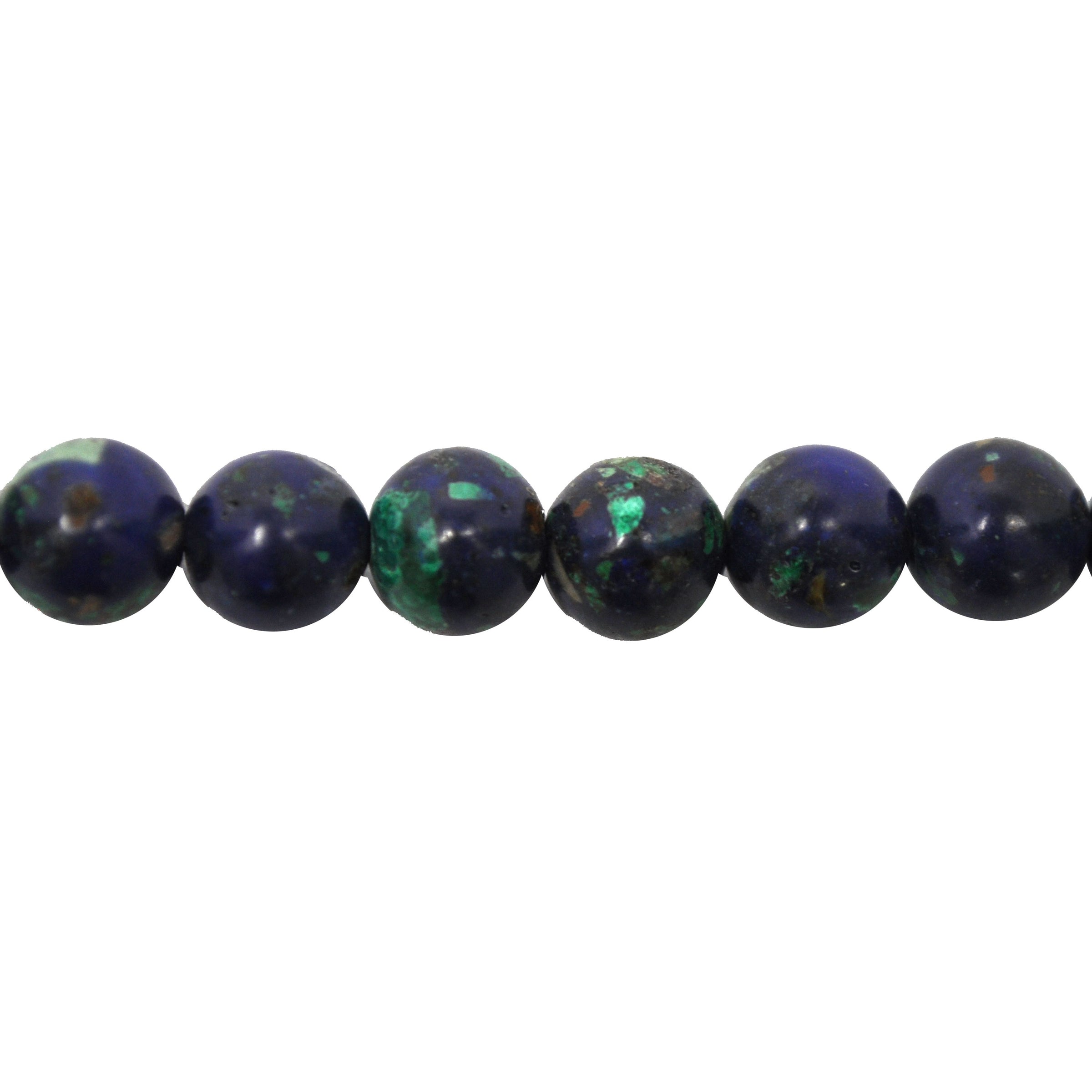 8mm Azurite - Round