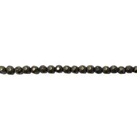 4mm Pyrite - Faceted