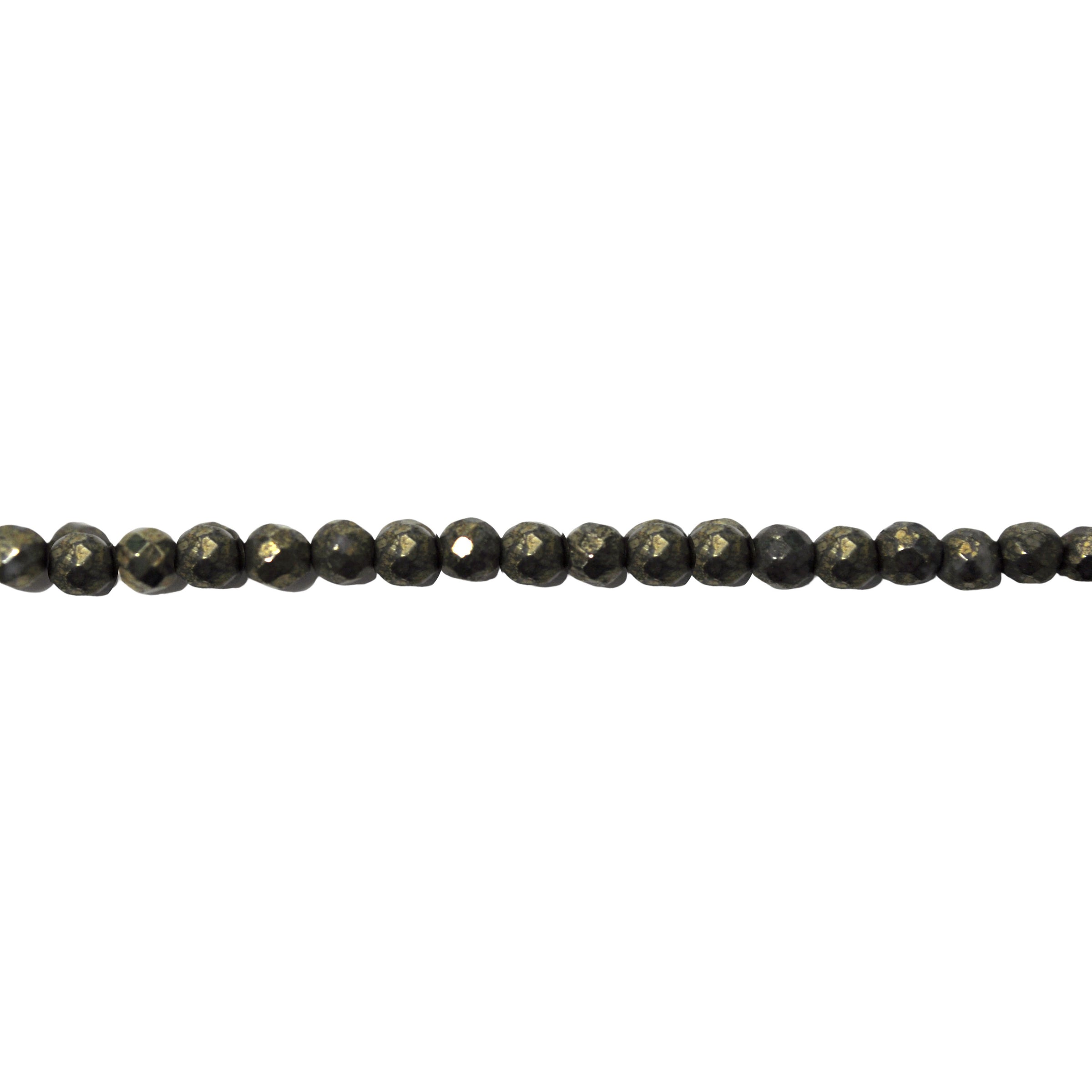 4mm Pyrite - Faceted