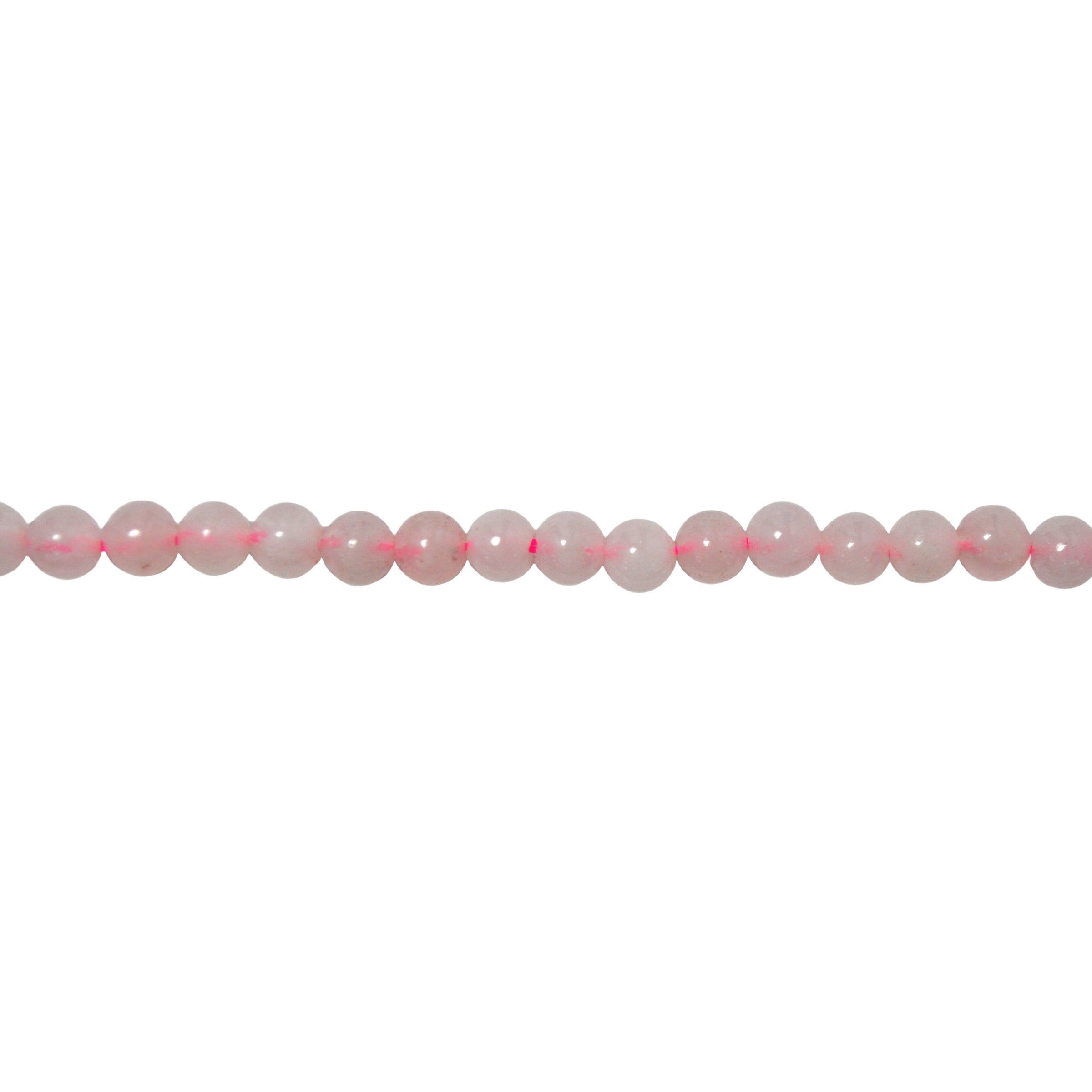 4mm Rose Quartz - Round