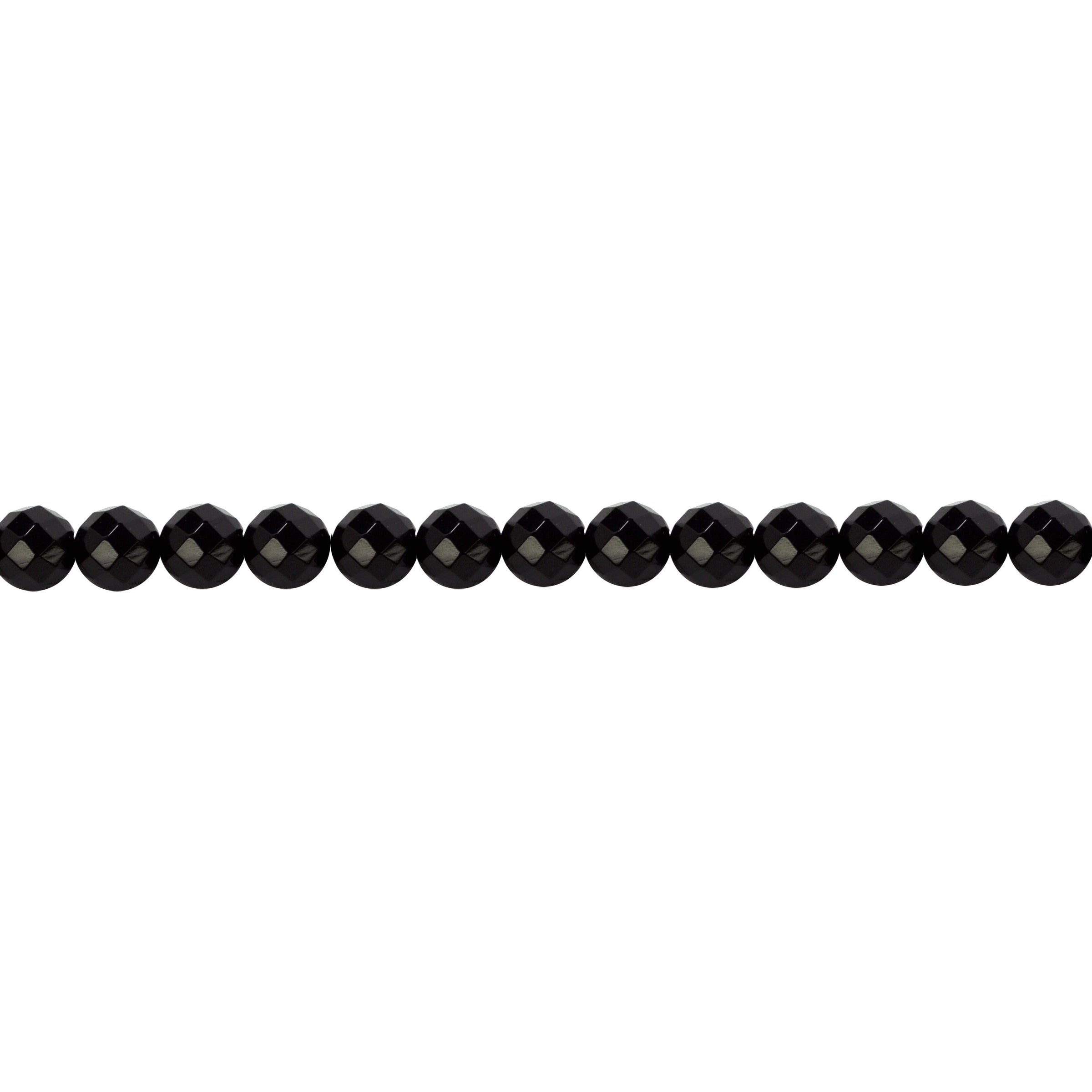 8mm Black Onyx - 64 Facets