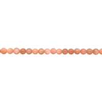 6mm Peach Moonstone - Round