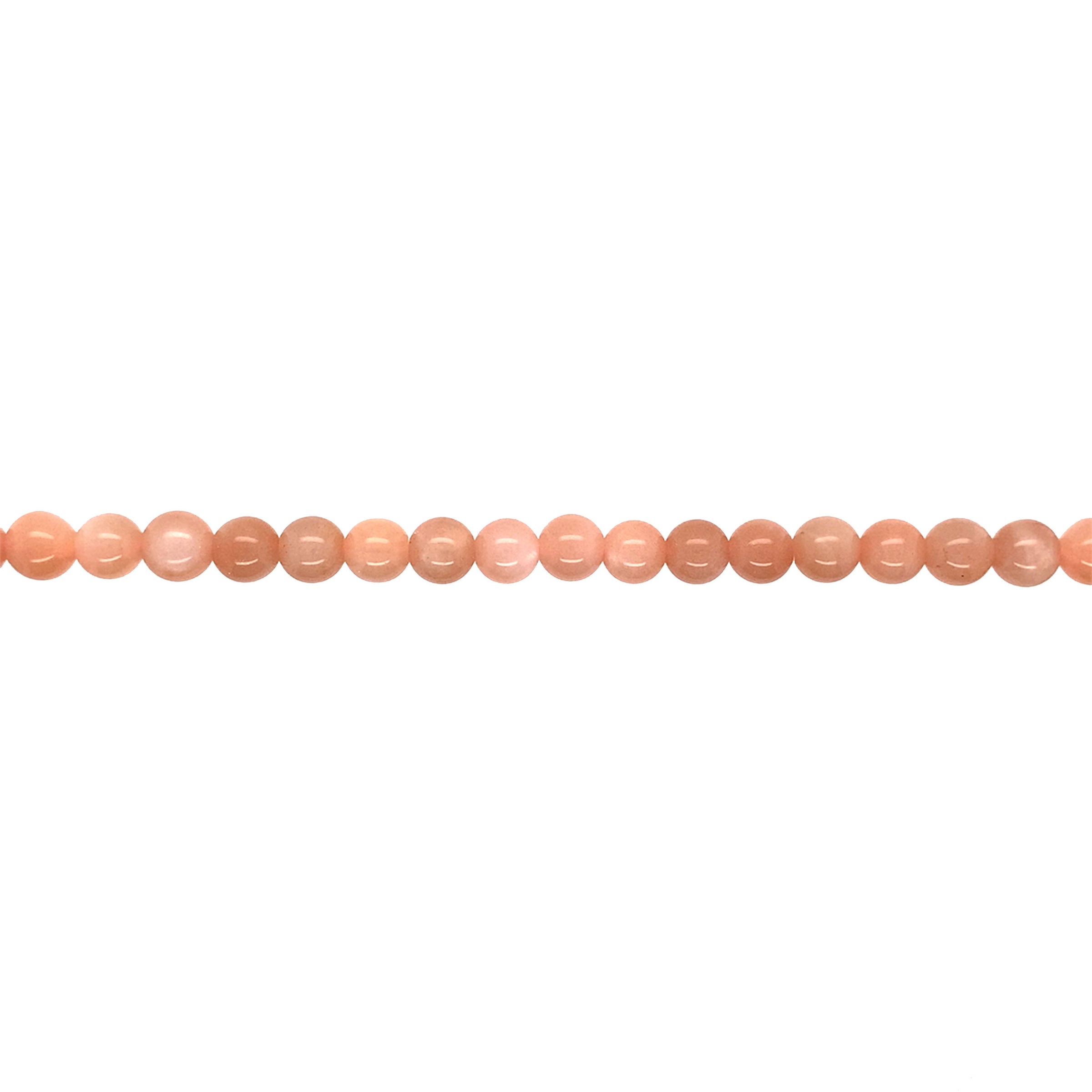 6mm Peach Moonstone - Round