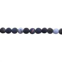 4mm Matte Sodalite - Round