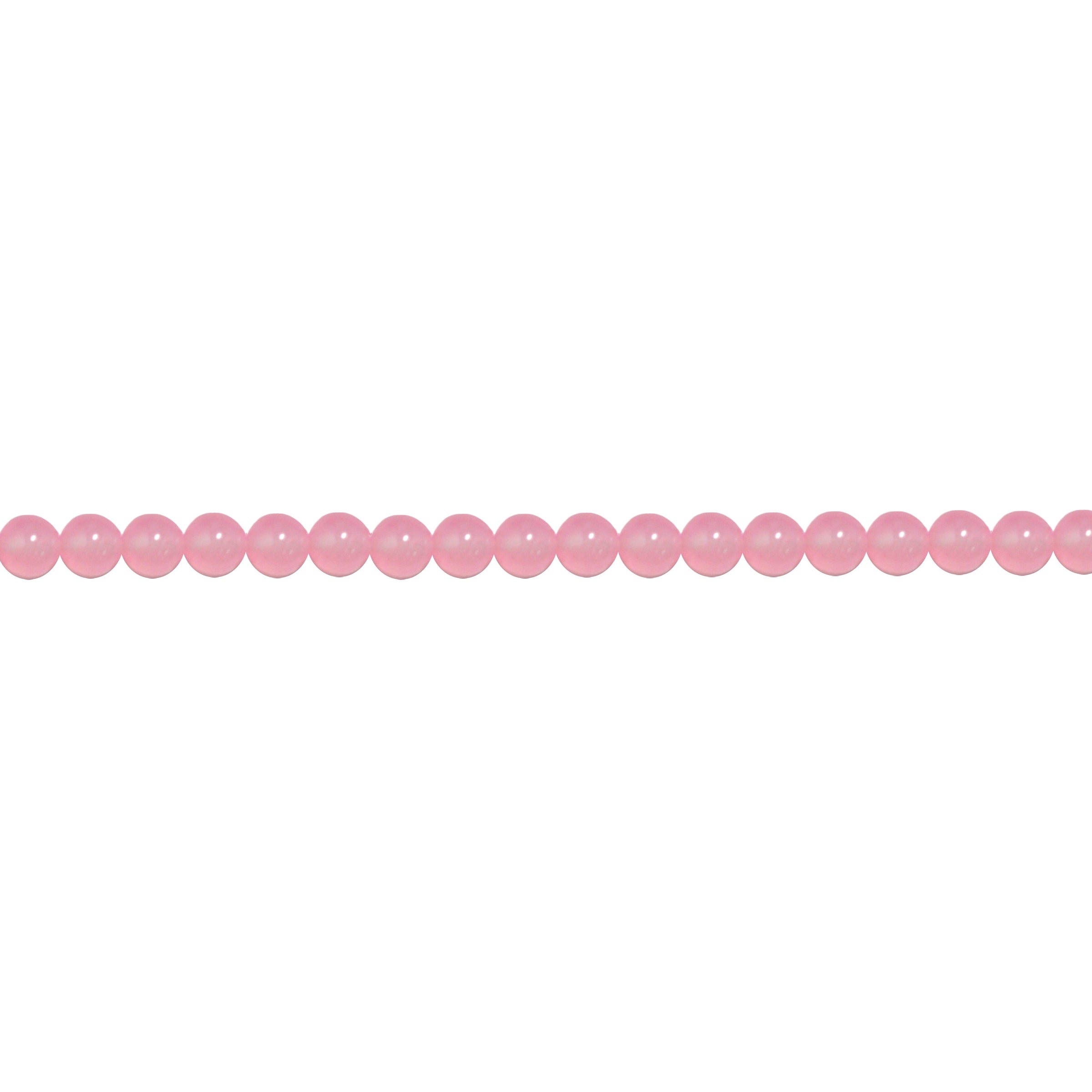 8mm Pink Jade - Round