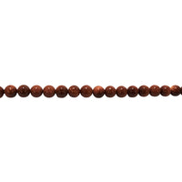 8mm Brown Sandstone - Round
