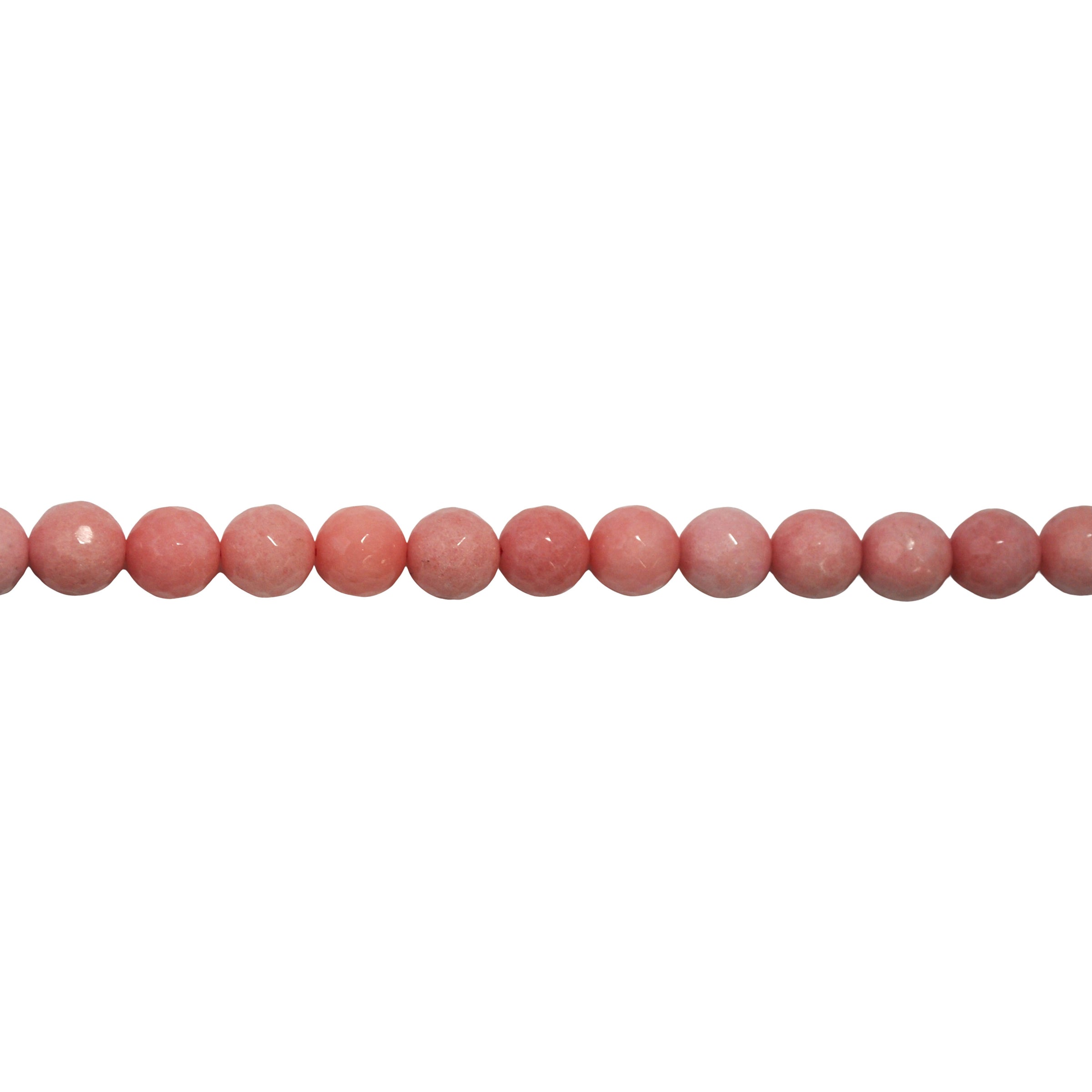 12mm Rose Pink Jade - Faceted