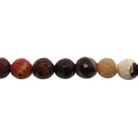 8mm Mookaite - Faceted