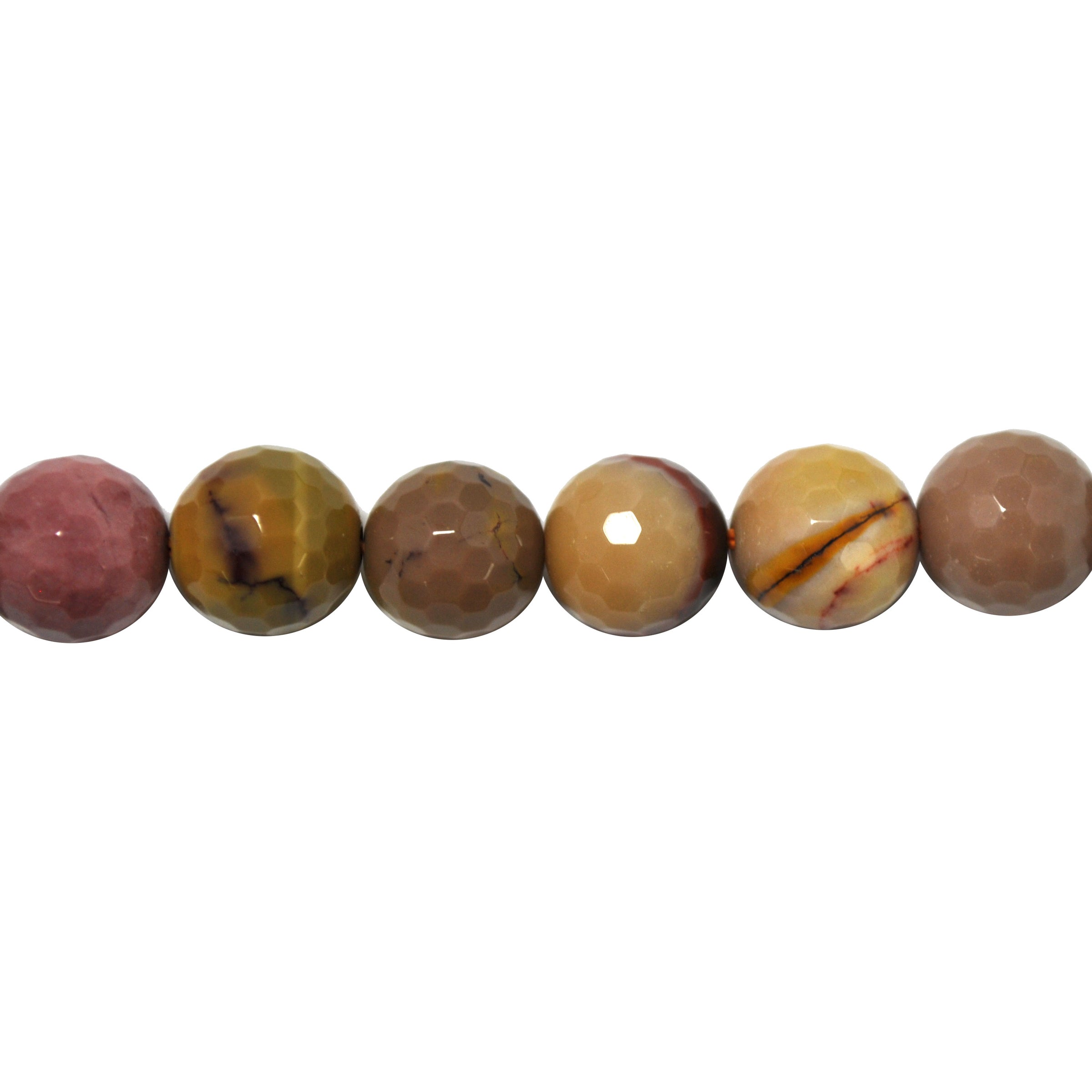 10mm Mookaite - Faceted