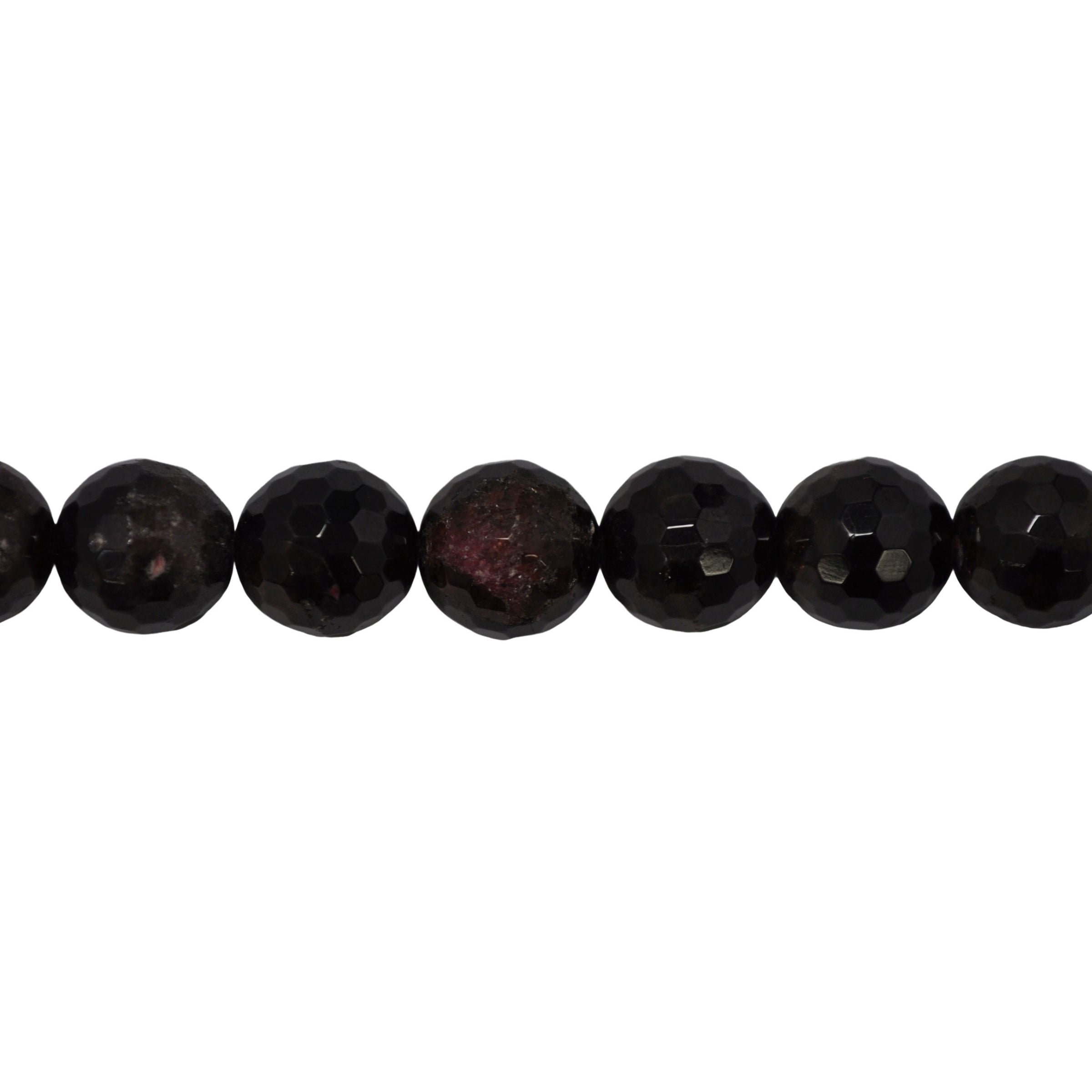 10mm Garnet - Faceted